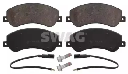 Комплект тормозных колодок, дисковый тормоз SWAG купить